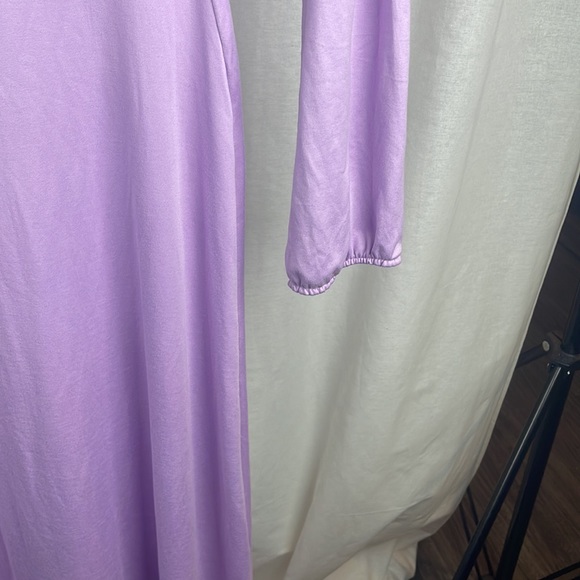 Velvet Torch Purple Long Sleeve MIDI Dress Size Large(12-14) NWT - Picture 13 of 16